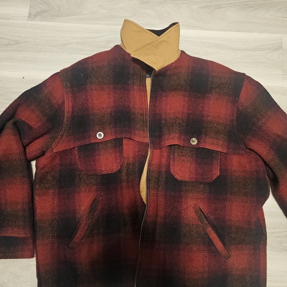 Woolrich Plaid Wool Jacket